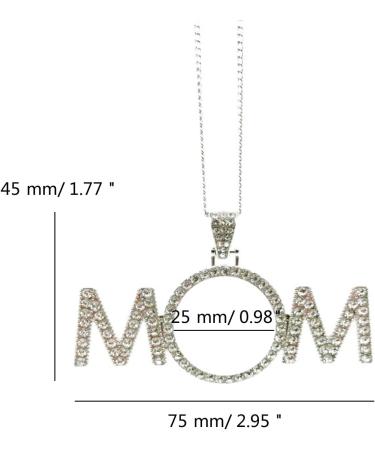 OralGos Sublimation Necklace - Unique Mom Pattern Heat Transfer Clavicle Chain Jewelry for Mother's Day - Perfect Gift! - Buy Online on GoSupps.com