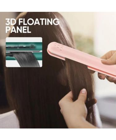 Mini Dual-Purpose Curling Iron Ceramic Mini Hair Curler Ceramic Mini Hair Curler For Short Hair Travel Curling Iron Dual Voltage Portable Hair Straightener Travel Curling Wand (white) - Buy Online on GoSupps.com