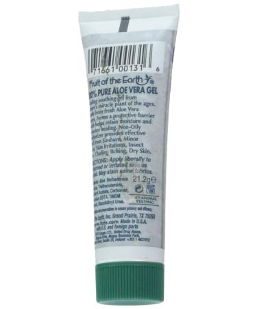 Fruit of the Earth Aloe Vera Gel - 0.75oz Tube - 36 Units | Case of 1 | Soothing Aloe Gel - Buy Online on GoSupps.com
