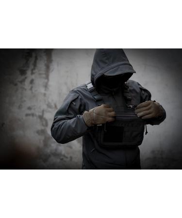CLTAC Tactical Chest Rig Bag Concealed Carry CCW Sling Backpack Military Molle Utility Admin Pouch IFAK Medical EMT Organizer EDC Pack for Outdoor Hunting Shooting Hiking with Harness Black(Holster Included) - Buy Online on GoSupps.com