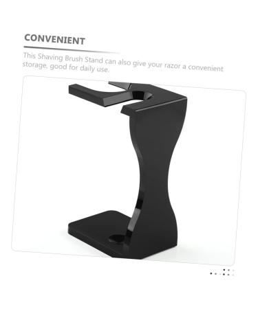 Premium Acrylic Beard Brush & Razor Holder | Shaving Tool Stand for an Organized Grooming Experience - Buy Online on GoSupps.com