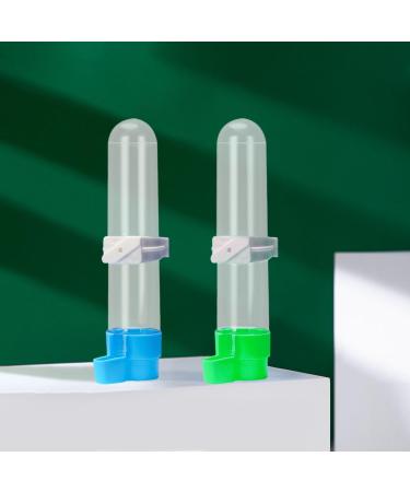 HIXNUG 2Pcs Bird Waterer Feeding Cup Automatic Feeding Water Bottles Dispenser Feeder Hanging Bird Bottle Drinker for Cockatiel Parrots - Buy Online on GoSupps.com