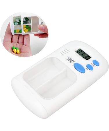 Smart Electric Tablet Organizer with Alarm & Intelligent Dispenser | Portable Automatic 2-Grid Design for Home Use - Buy Online on GoSupps.com