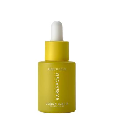 Barefaced Liquid Gold 1 Fl Oz - 15% Vitamin C Serum with Hyaluronic Acid & Vitamin E for Anti-Aging and Hydration Antioxidant Formula Reduces Dark Spots Acne & Wrinkles