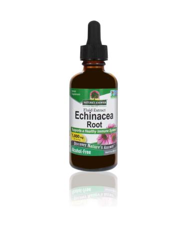 Nature's Answer Echinacea Extract | Supports a Healthy Immune System | Vegan, Gluten-Free, Alcohol-Free, Non-GMO & Kosher Certified | 2oz 2 Fl Oz (Pack of 1) - Buy Online on GoSupps.com