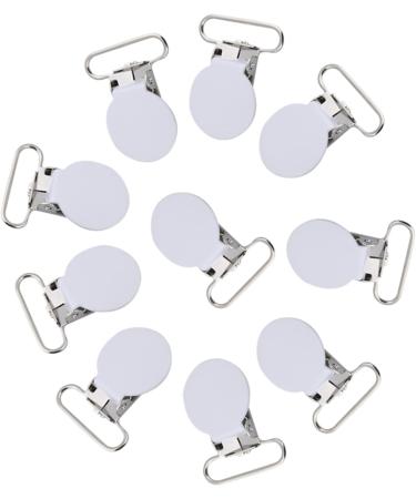 Nipple Clip 25mm - Durable Round Snap Fastener for DIY Clothing Accessories Pacifier Holder & Bib Clip (Gray) | International Shipping Available - Buy Online on GoSupps.com