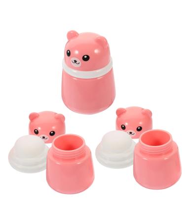 Minkissy 9-Piece Baby Powder Puff Kit and Storage Dispenser Set - Pink Sponge Puffs for Travel and Home Use - Buy Online on GoSupps.com