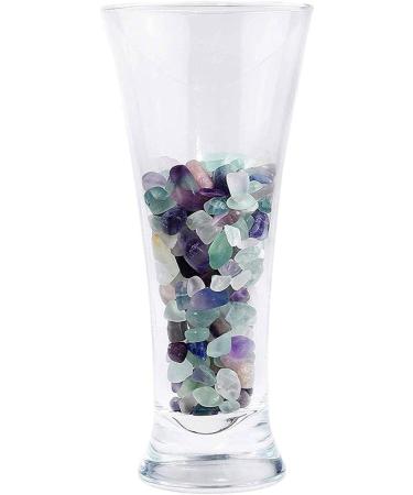WAYBER Decorative Crystal Pebbles 1 lb - Natural Quartz Stones for Aquarium and Terrarium Decor - Multicolored Sea Glass Rock Sand - 460g Fill 0.9 Cup - Perfect for Fish/Turtle Tanks and Air Plants - Buy Online on GoSupps.com