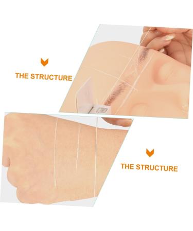 Beavorty Brow Map Line 2pcs Eyebrow Level Measure Tool Eye Brow Corrector Eyebrow Drawing Line Tool Line Ruler Portable - Buy Online on GoSupps.com