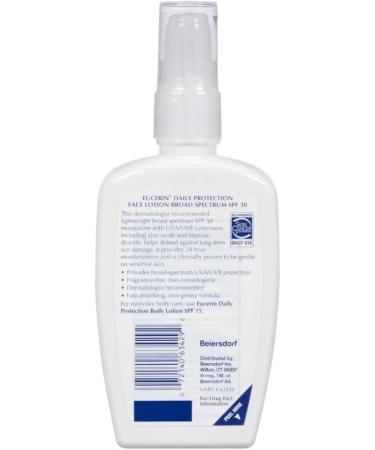 Eucerin Daily Protection Face Lotion SPF 30 - 4 oz | Moisturizer with Sunscreen - Buy Online on GoSupps.com