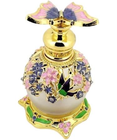 DFJOENVLDKHFE Perfume Bottle Empty Frosted Glass Essential Oil Bottle Refillable Empty Jewelry Decoration Crystal Bottle (Color : Green bottle) - Buy Online on GoSupps.com