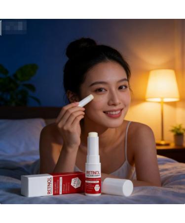 Retinol Eye Cream Stick - Fine Line Reducing Dark Circle & Puffiness Minimizing Hydrating Moisturizing & Firming Eye Area Treatment - Buy Online on GoSupps.com