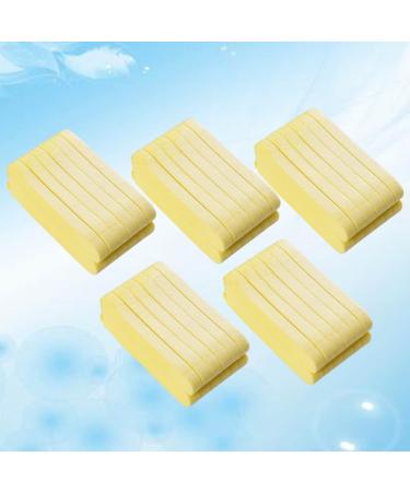 Uonlytech 96pcs Reusable Makeup Removal Sponges | Exfoliating Facial Pads for Cleansing & Makeup Removal - Yellow - Buy Online on GoSupps.com