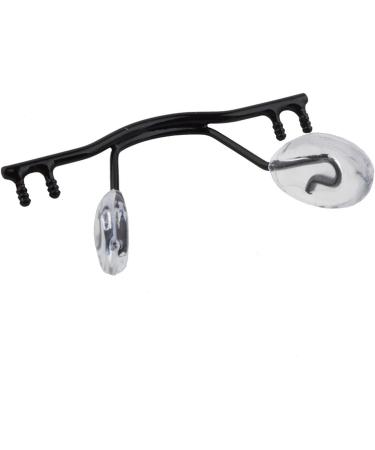 Miyabi metal replacement nose bridge 10 pieces/stainless steel glasses bridge glasses nasal cushion holder glasses brace replacement borderless frame for glasses repair frames (color: gold) (color: svart)