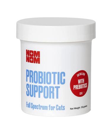 Nom Nom Cat Full-Spectrum Probiotic Support - Cat Probiotic with Prebiotic Fiber and Probiotic Powder - Digestive Probiotic for Gut Health, Immune Health, and Stomach Relief
