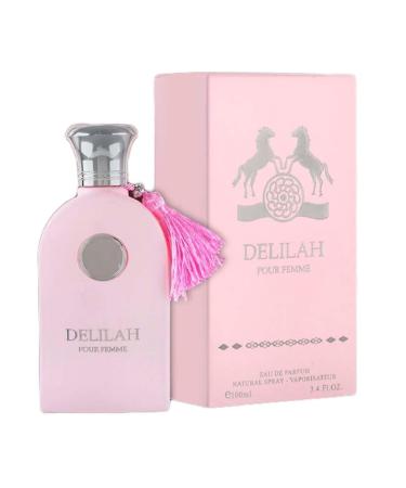 ALHAMBRA DELILAH POUR FEMME EAU DE PARFUM 100ml | LUXURY LONG LASTING FRAGRANCE | PREMIUM IMPORTED FRAGRANCE SCENT FOR MEN AND WOMEN | PERFUME GIFT SET | ALL OCCASION (Pack of 1)