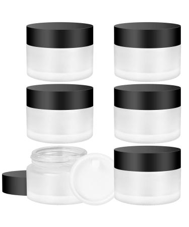 WINSDL cream can empty 30ml cream bottle 6 pieces/set improved matt thick glass can be used to absorb a variety of cosmetics ointment safe and reliable - Buy Online on GoSupps.com