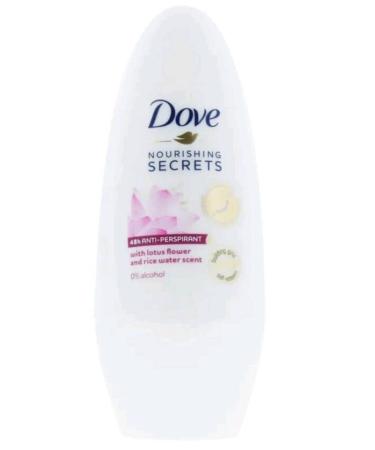 dove roll-on 50ml lotus flower and rice water