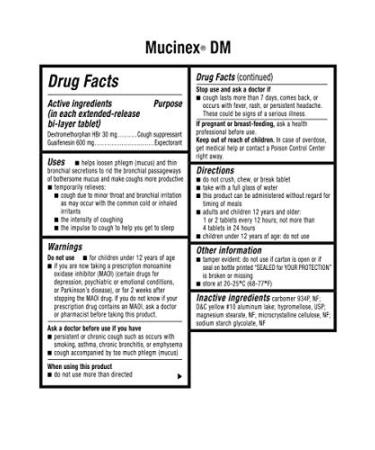 Mucinex DM 12 Hour Expectorant & Cough Suppressant Tablets - 20 Count | International Shipping Available - Buy Online on GoSupps.com