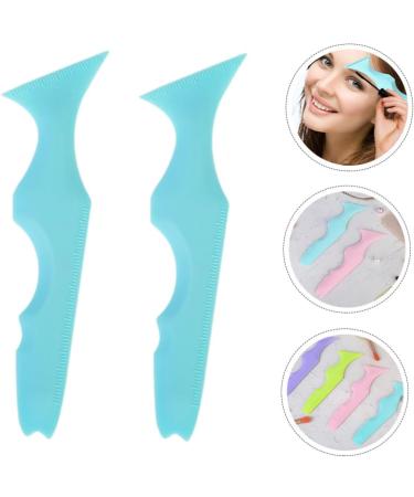 VILLFUL 2pcs Silicone Beauty Ruler Eyelash Mascara Eyelash Tool Eyeliner Silicone Stencil Make up Applicator - Buy Online on GoSupps.com