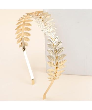 Danshinbow Greek Goddess Headband Leaf Crown Tiara Gold Leaf Band of Leaves Headband Bridal Headbands Headdress Headpiece Hairband for Women and Girls - Buy Online on GoSupps.com