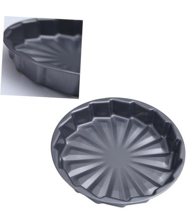 Zerodeko 1pc Carbon Steel Baking Pan Cake Mold Metal Id Tags Cake Baking Pan Flat Black Cake Pan Carbon Steel Cake Pan Household Baking Pan Bakeware Pan Nonstick Baking Mold Round Windmill - Buy Online on GoSupps.com