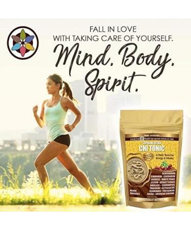 Chi Tonic for Energy & Vitality | Pure Chinese Herbs - Vegan Superfood Powder No Fillers Sugar-Free Gluten-Free - Mix in Smoothies & Tea - Buy Online on GoSupps.com