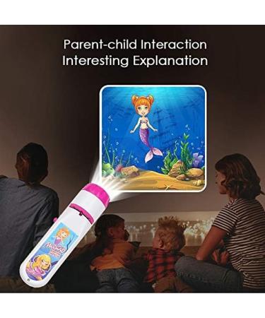 Pup Go Mermaid Torch & Projector with 3 Discs - 24 Images Pink Toy for Girls | Fairy Gifts for Kids Age 3-7 | Night Light & Projector for Children (Mermaid) - Buy Online on GoSupps.com