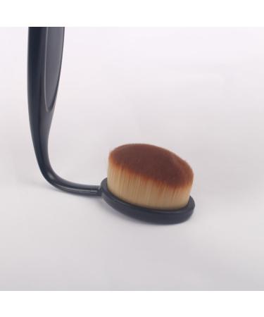 Premium Brown Foundation Makeup Brush for Flawless Application - International Shipping Available - Buy Online on GoSupps.com