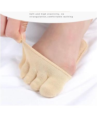 Buy Five Toes Half Socks - Anti-Slip Invisible Toe Separator Socks for Friction Relief | International Shipping - Buy Online on GoSupps.com