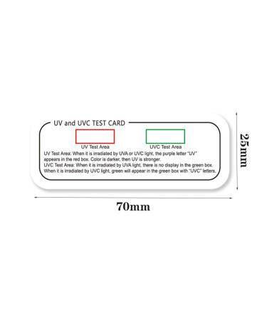 WMLBK UVC UV Test Card - 5 Pack Portable Disinfectant Test Strips for Nail Lamps & Toothbrushes | Everyday Use - Buy Online on GoSupps.com