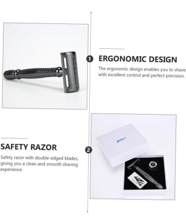 Fomiyes Double-Edged Manual Razors Set for Men & Women | Facial & Beard Shaving | International Shipping Available - Buy Online on GoSupps.com