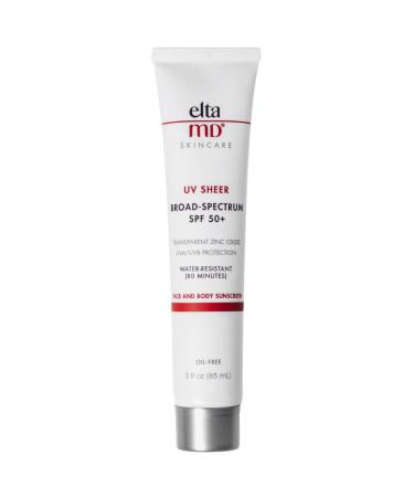 EltaMD UV Sheer SPF 50+ Face and Body Sunscreen Lotion 3 Fl Oz (Pack of 1) - Buy Online on GoSupps.com