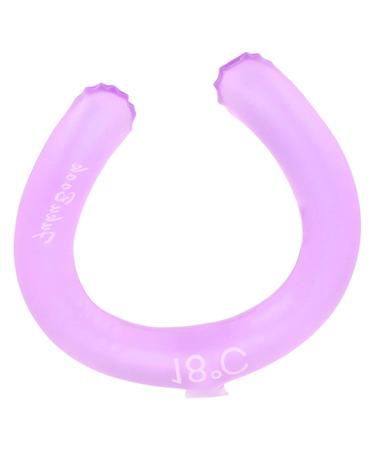 Heatstroke cooling earwick-necked cooling hose reusable freehand light portable for summer outdoor sports (pink)