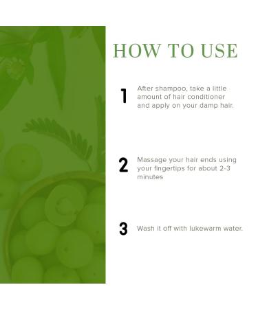 Amla & Bhringraj Conditioner | Anti-Hair Fall | Paraben & Silicone-Free | Nourishing for Healthy Hair | 210ml - All Hair Types - Buy Online on GoSupps.com