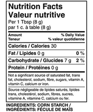 Corn Starch 2 x 454 gm - Buy Online on GoSupps.com