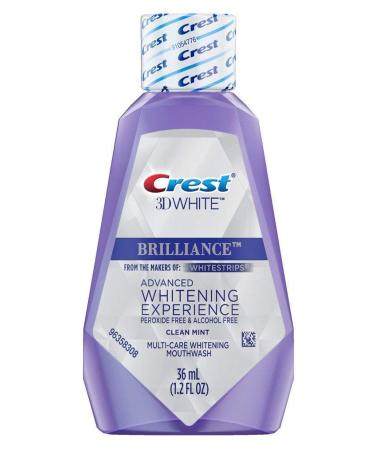 Crest Mouthwash Brilliance 1.2oz  1.2 Oz