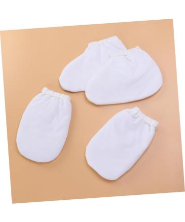 Beavorty 2 Pairs spa gloves Bath Treatment Mitt Insulated Gloves Foot Spa Cover Paraffin Wax Gloves white product hand - Buy Online on GoSupps.com