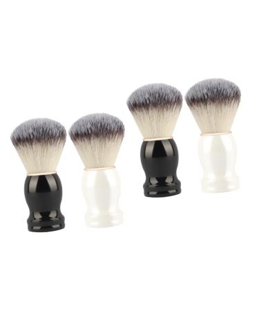 Minkissy 4 pieces manual shaving brush Tools Brush Shaving Shaping Shaving Sort Sustainable Razor Brazil Male Razor.