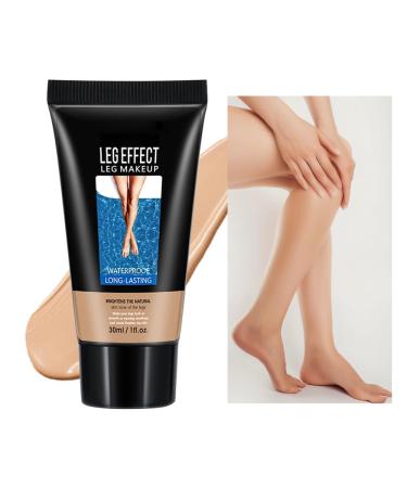 GL-Turelifes Leg Makeup Lotion Waterproof No Transmission Scar Cover Legs and Body Scar Cover Makeup Cover for Legs and Body Shiny Makeup for Women
