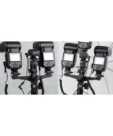 DSLRKIT Flash PC Sync Splitter Cable - 1 Male to 2 Female Socket with Screw Lock - Buy Online on GoSupps.com