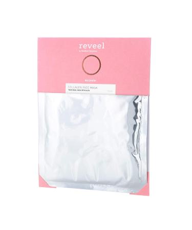 Collagen Face Mask by reveel - Facial Mask sheet with collagen for a soother & smoother skin Collagen Mask to reduce fine lines & wrinkles for Women and Men