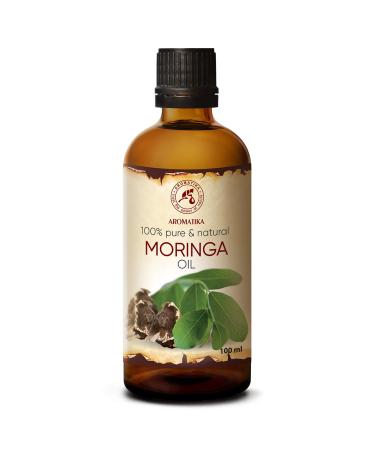 Moringa Oil 100ml - Moringa Oleifera - Moringa seed oil - anti -aging beet oil - cold -pressed - carrier oil - Moringa oil basic for skin care - body care - hair care - Buy Online on GoSupps.com