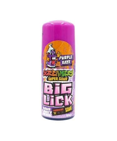 Zed Candy Screamers Purple Razz Big Lick 12pk