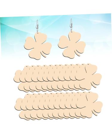 PartyKindom 50pcs Wooden Teardrop Earrings for Women Shape Ear Accessories Casual Fashion Jewelry Party Ear Decor - Buy Online on GoSupps.com