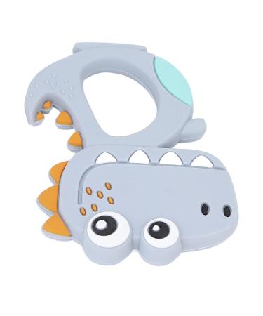 Silicone Baby Bite Ring Toys | Soothing Dinosaur Teething Rings for Breastfeeding Babies | Soothe Gums & Wounds International Shipping - Buy Online on GoSupps.com