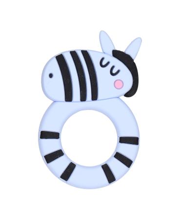 Portable Horse-Shaped Baby Teether - Teething Relief & Oral Care Grip Cleaner (Blue) - International Shipping - Buy Online on GoSupps.com