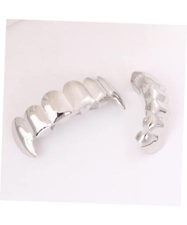 Buy Coheali Hip-Hop Style Grill Accessories for Men | Halloween Teeth & Lower Tooth Cover Clasp - Exquisite 5x1x0.2cm Grill Clip - Buy Online on GoSupps.com