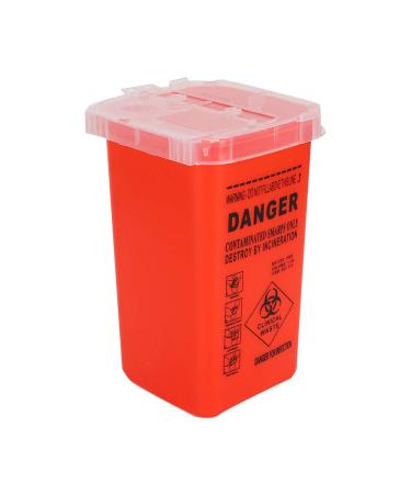Small Sharps Container for Home and Travel Use - Durable Disposable Tattoo Supplies - Buy Online on GoSupps.com