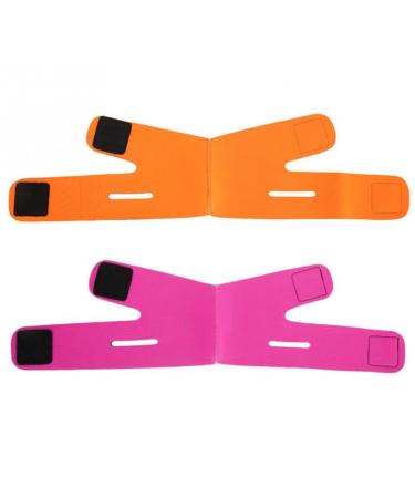 Face Slimming Strap - Double Chin Reducer Facial Mask for Women | Thin Neck Facelift in Orange Red - Shop Now - Buy Online on GoSupps.com